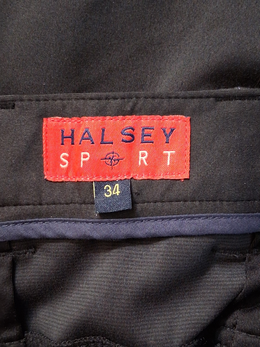 Halsey Sport Men’s Black Chinos - Performance Stretch - Picture 6 of 7